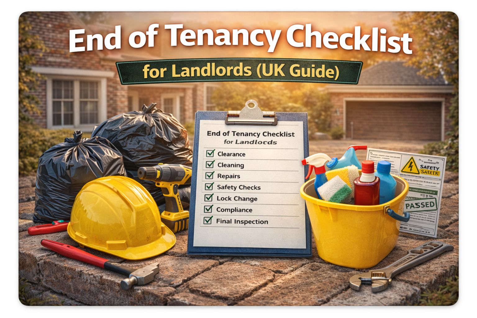 🏡 End of Tenancy Checklist for Landlords (UK Guide)