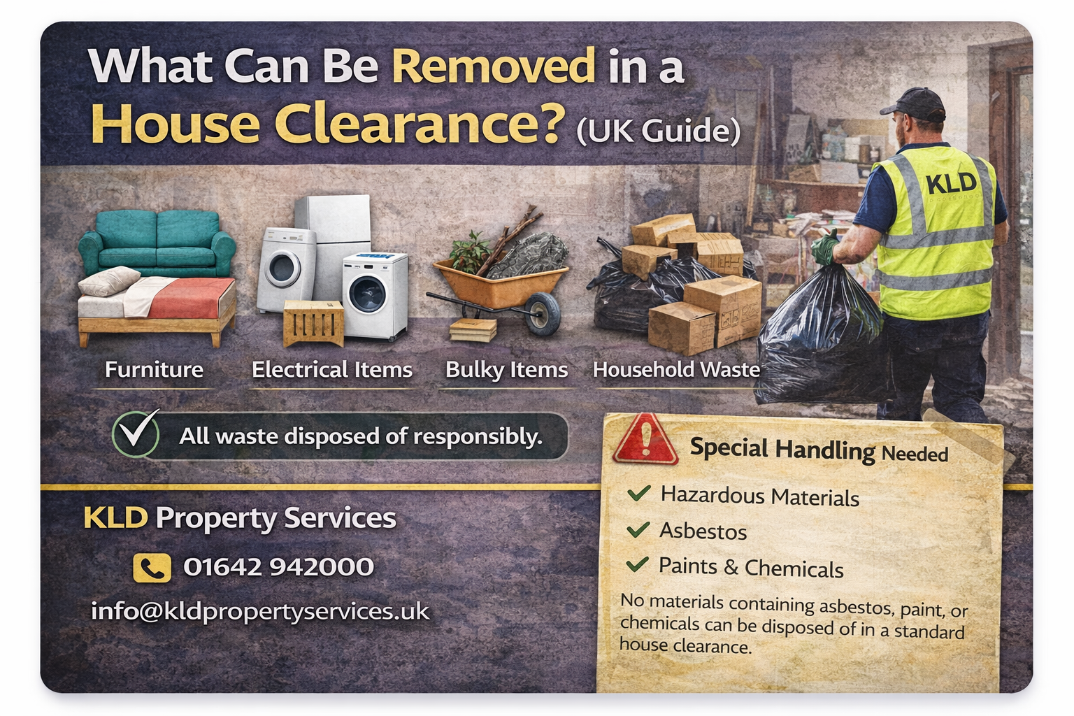 🧹 What Can Be Removed in a House Clearance? (UK Guide)